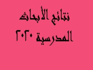 نتائج الأبحاث