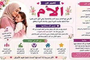 موضوع تعبير عن الأم بالعناصر والمقدمة والخاتمة والاستشهادات