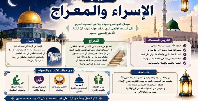 تعبير عن الإسراء والمعراج