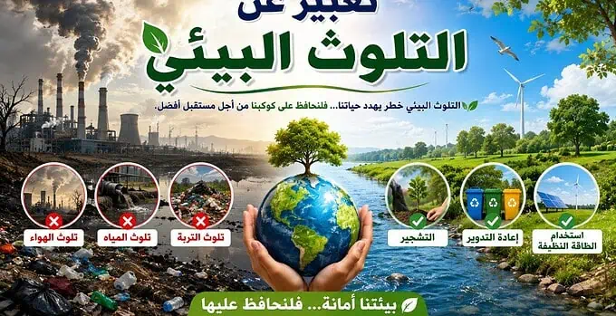 تعبير عن التلوث البيئي