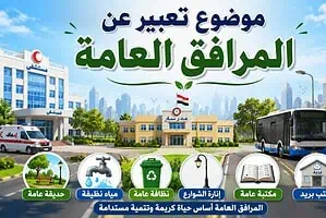 موضوع تعبير عن المرافق العامة بالعناصر والأفكار