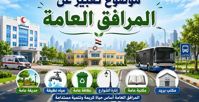 موضوع تعبير عن المرافق العامة
